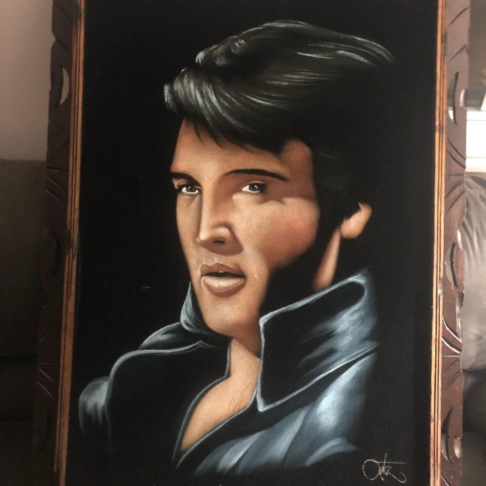 Velvet Elvis Painting